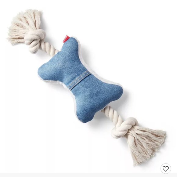 Levi's Other - Levi's x Target Denim & Sherpa Bone Dog Toy